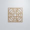 Ekena Millwork Large Edinburg Decorative Fretwork Wood Wall Panels, Red Oak, 23 3/8"W x 23 3/8"H x 3/8"T WALW24X24X0375EBGRO - alternate 5